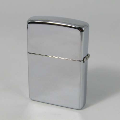 Original Stainless Steel Zippo with Tiger printing - excellent condition