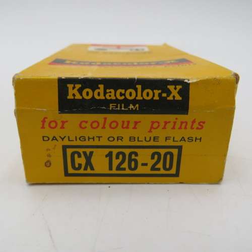Kodacolor-X CX 126-20 cartridge in box unused - Expired Jan  1975