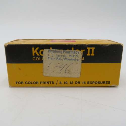 Kodacolor 2 C120 film - expired Jan 1979 - unused and unopened