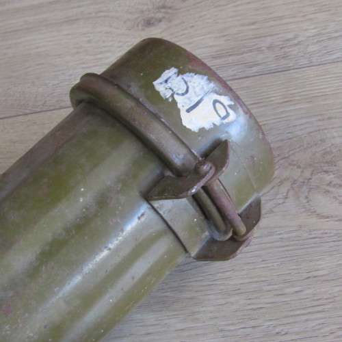 Chinese Recoilless projectile tin holder - used in Angola during border war - 82cm