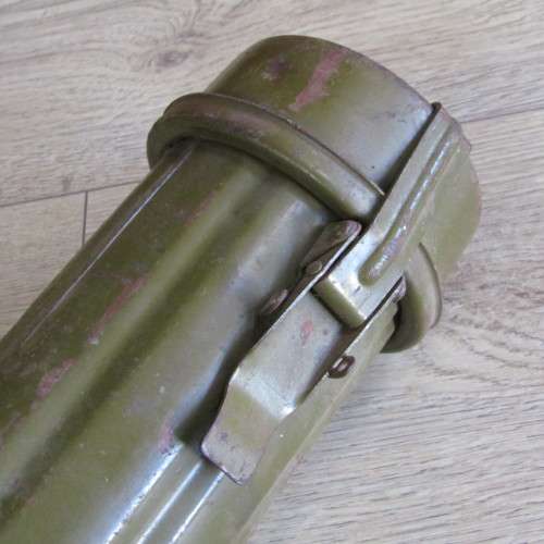 Chinese Recoilless projectile tin holder - used in Angola during border war - 82cm