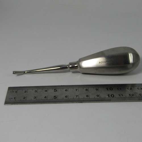 Lot of 5 dentist tools - stainless steel