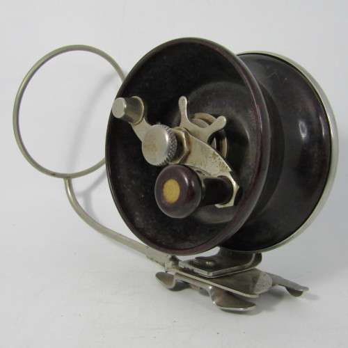 Vintage 1960`s Charles Alvey and Son fishing reel