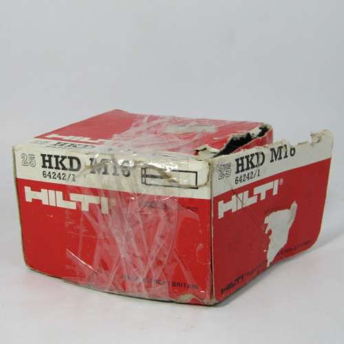 2 Packs of Hilti HKD drop in anchors
