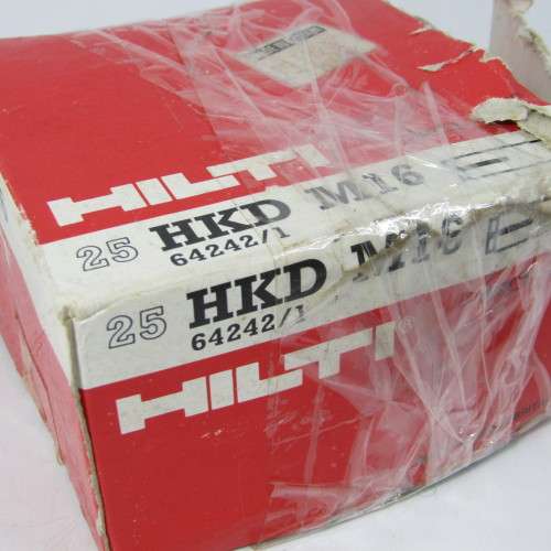 2 Packs of Hilti HKD drop in anchors