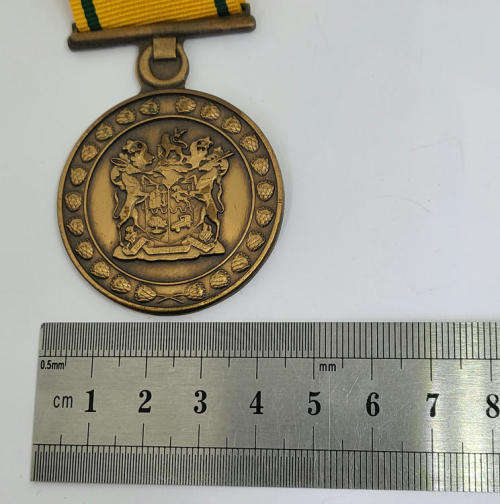 SA Prison service Bronze faithful service medal
