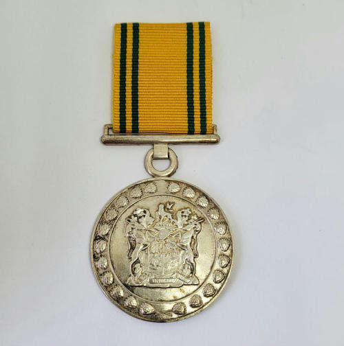 SA Prison service silver faithful service medal