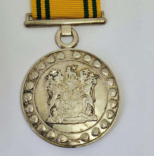 SA Prison service silver faithful service medal