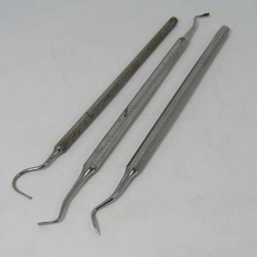 Lot of 8 dentist tools