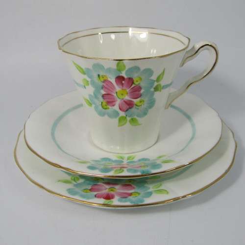 Vintage Adderley porcelain trio