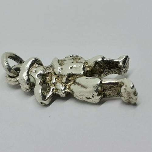 Vintage silver figurine charm for bracelet - weighs 3.6g