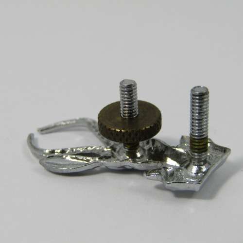 SADF Infantry bokkop chrome badge