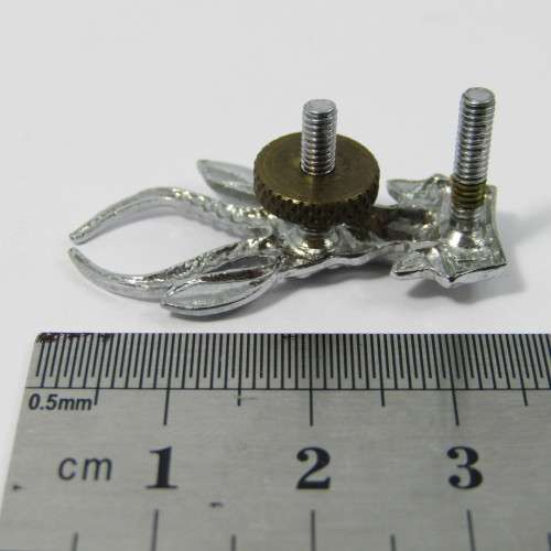 SADF Infantry bokkop chrome badge