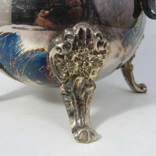 Vintage silver plated coffee pot