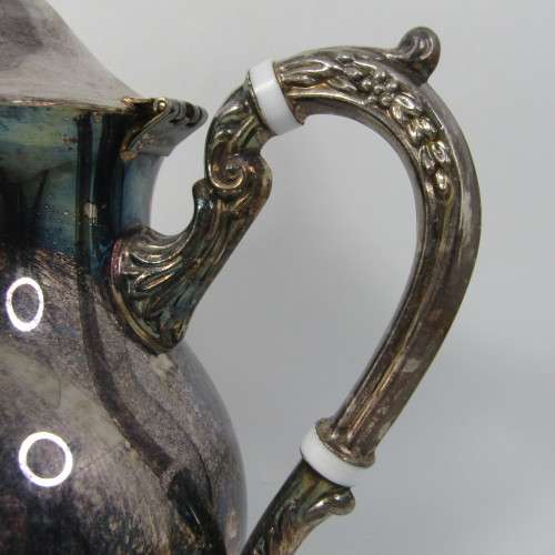 Vintage silver plated tea pot