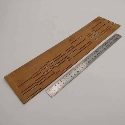 Punched Media MANOPAN music box strip - No. 617 - Yet there is Room - Late 1800`s