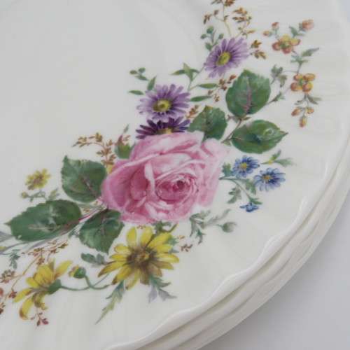Set of 6 Royal Daulton Arcadia dinner plates