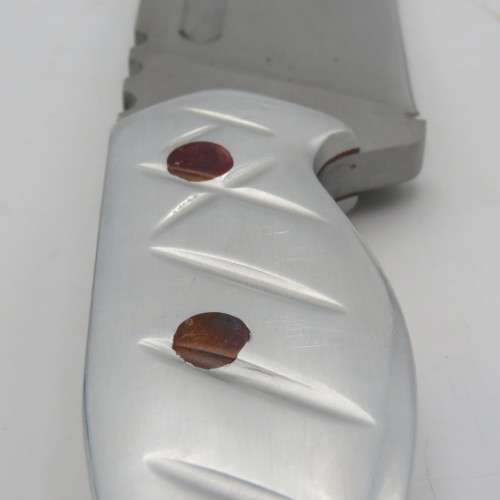 Handmade Hunter fixed blade knife by Riaan Ras with certificate