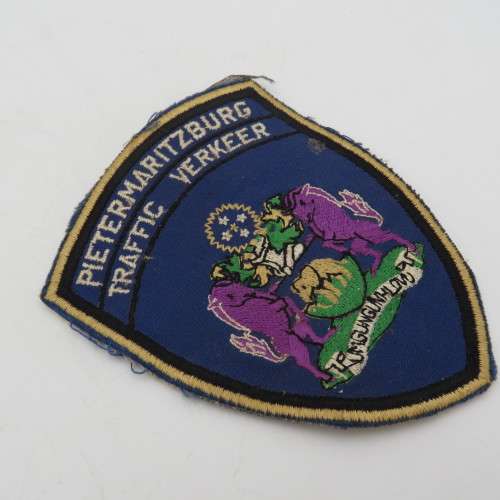 Pietermaritzburg Traffic services cloth badge