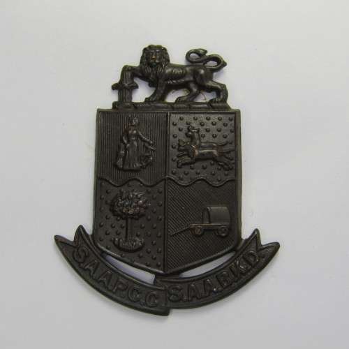 SA Army Pay and Clerical Corps badge - one lug