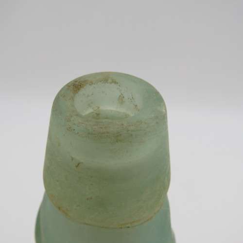W.H Morgan Port Elizabeth mineral water bottle with glass marble