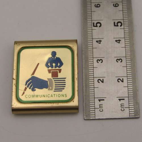 Lot of 4 Boy scout metal belt badges