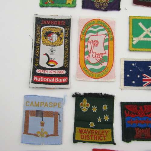 Lot of assorted boy scout cloth badges
