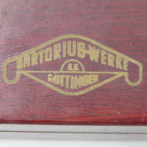 Vintage Sartorius-Werke scale calibration weights set