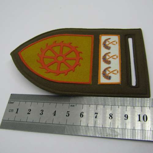 Pair of SADF Regiment de Wet tupperware flashes with OFS command bar
