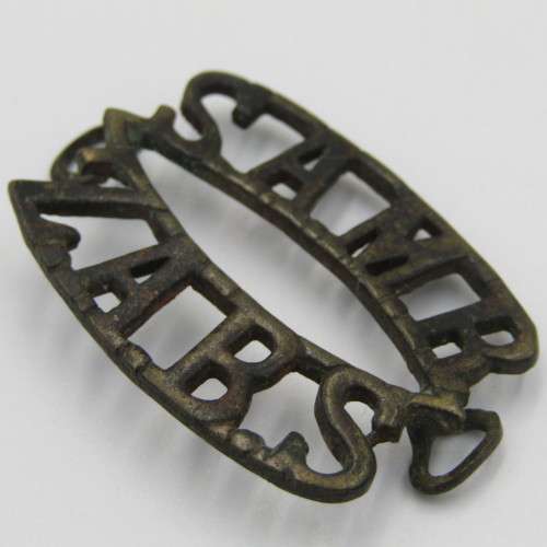 WW1 period South African Mounted Rifles Shoulder Title