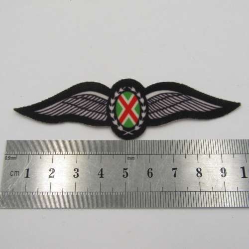 SA Air Force commando pilot wings - printed cloth