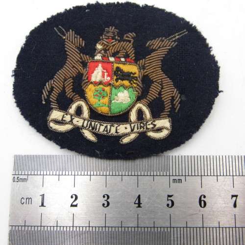 SA Navy Warrant officer bullion wire badge