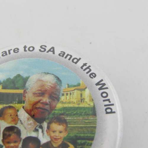Nelson Mandela - Mr Child Welfare to SA and the world badge
