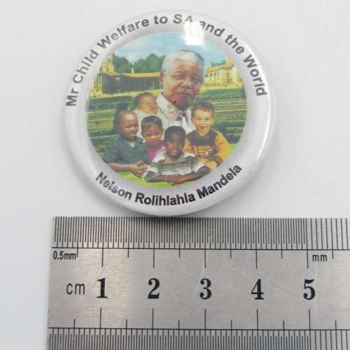 Nelson Mandela - Mr Child Welfare to SA and the world badge