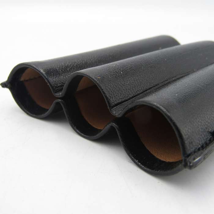 Vintage Leather 3 cigar travelling pouch