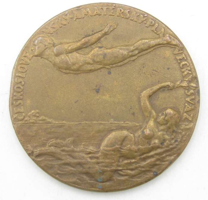 1925 Medal for swimming Czesko Slovakia