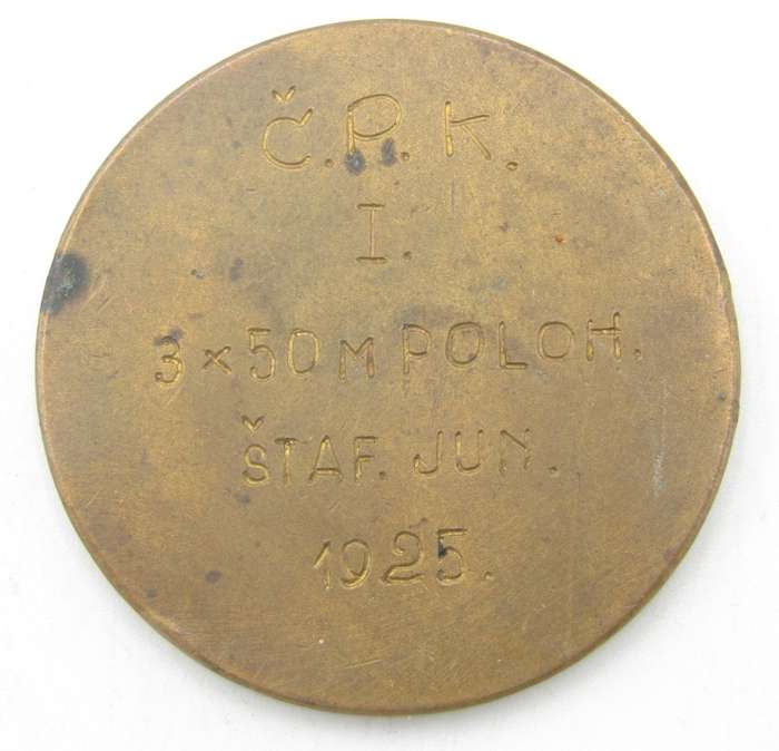 1925 Medal for swimming Czesko Slovakia