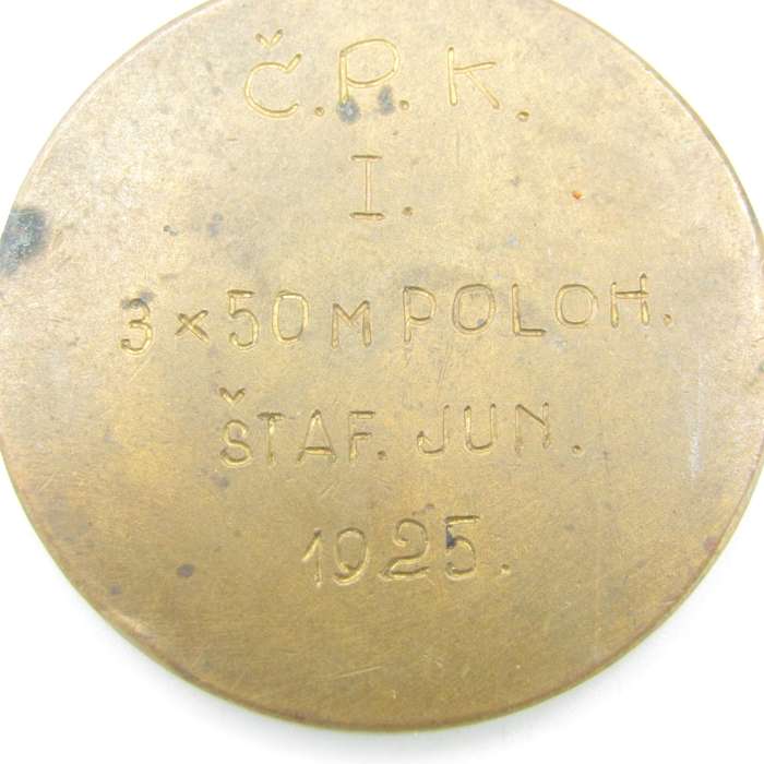 1925 Medal for swimming Czesko Slovakia