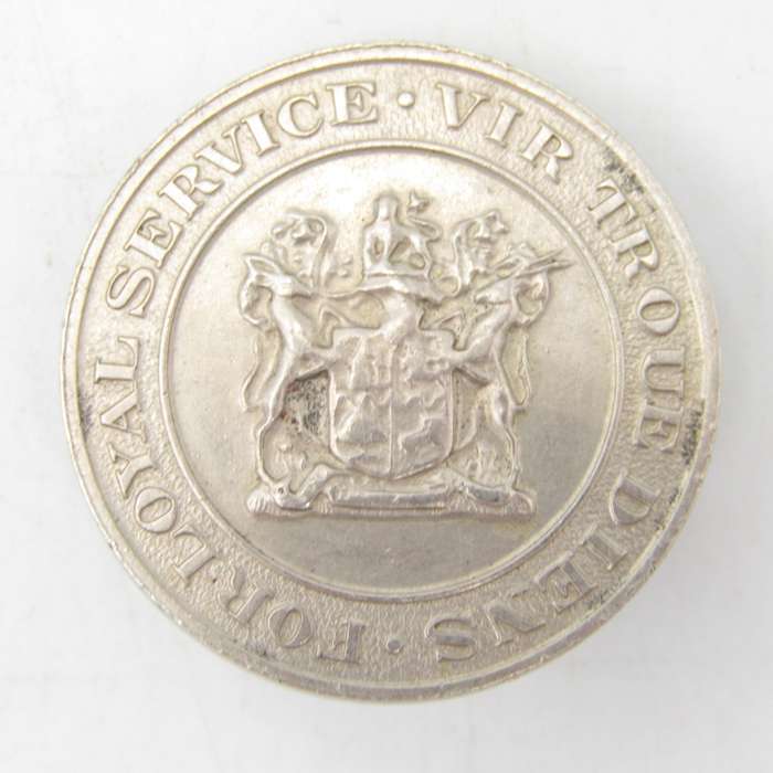 WW2 South Africa for Loyal Service button badge #41/294