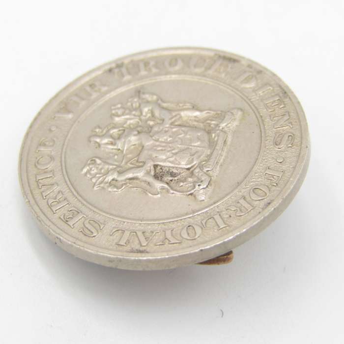 WW2 South Africa for Loyal Service button badge #41/294