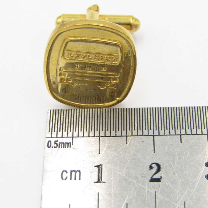 Pair of vintage Leyland trucks cufflinks