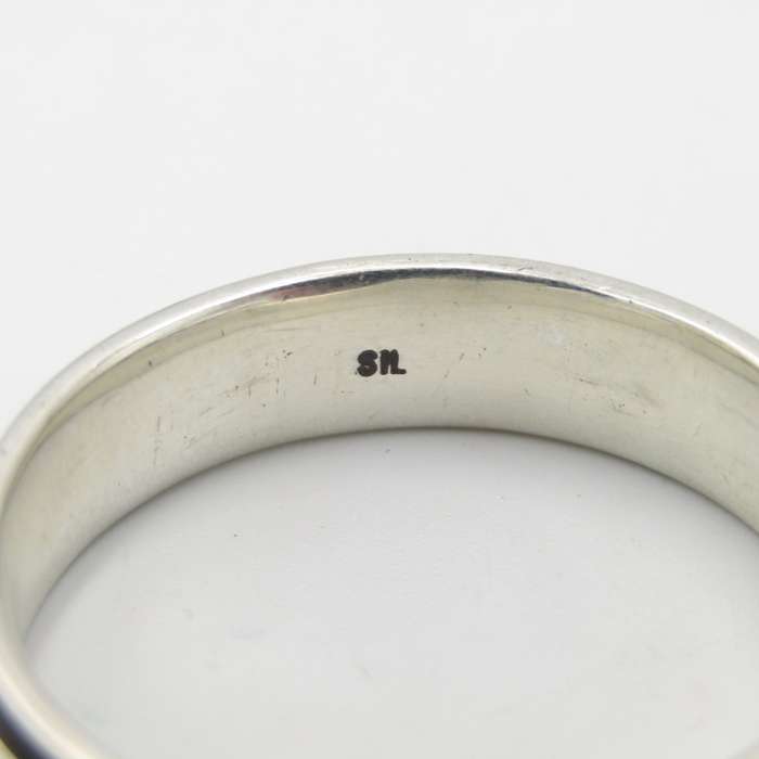 Very Large Mens sterling silver ring Size Z4 - Weight 9,5g