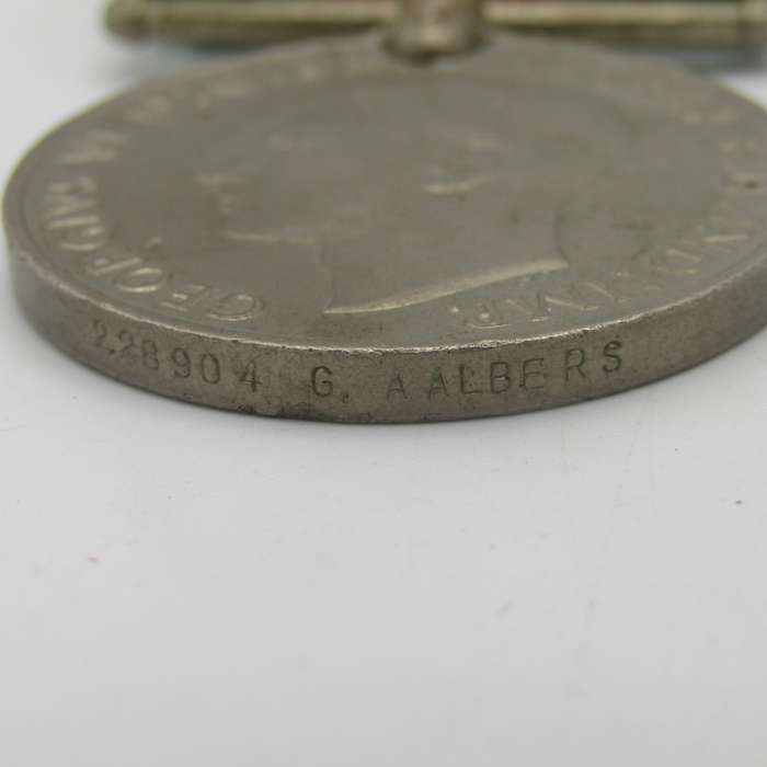 Set of 4 WW2 medals issued to 228904 G. Aalbers