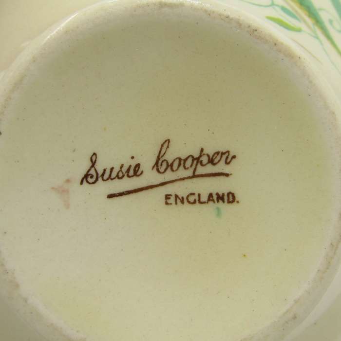 Susie Cooper porcelain tea trio