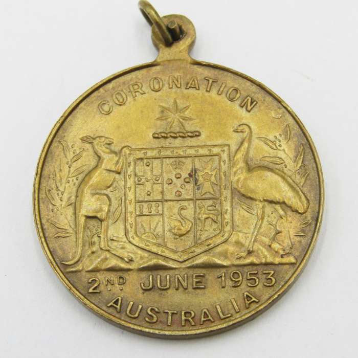1953 Australia Coronation souvenir medallion