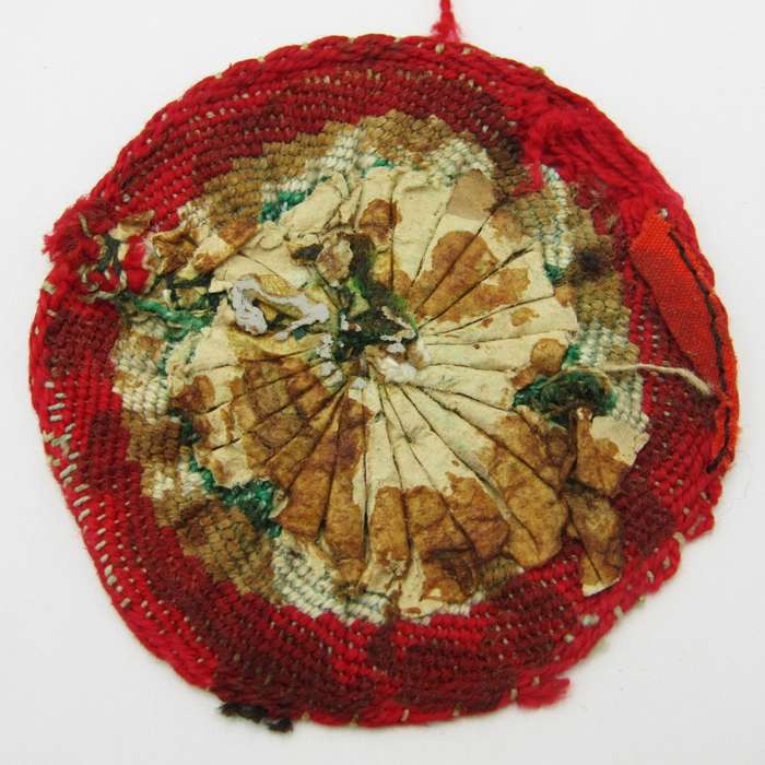WW2 Italian pith helmet tri colour cockade
