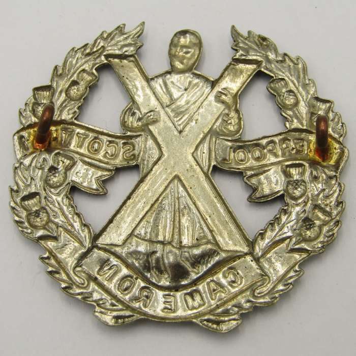 British Cameron Highlanders cap badge
