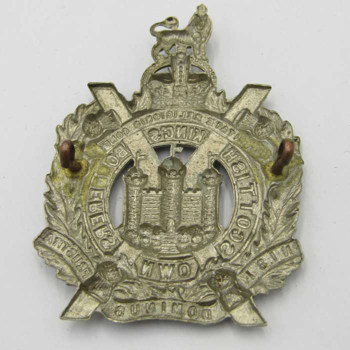 King`s Own Scottish Borderers cap badge