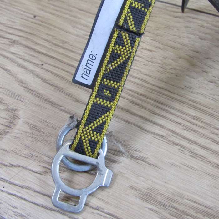 Pair of Charlet Moser snow boots Crampons used by well - known adventurer