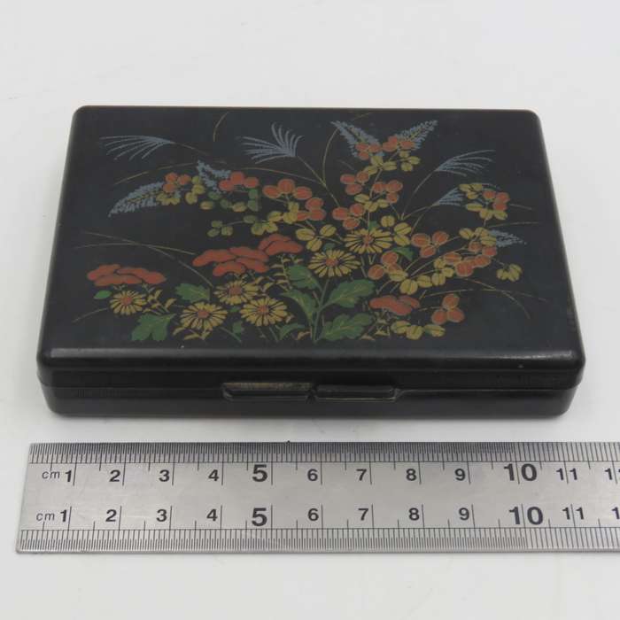 Beautiful vintage earrings jewellery box with mirror
